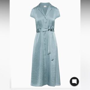 Wilfred satin shirt dress